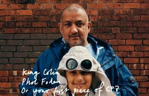 Father and Son in a CP company jacket