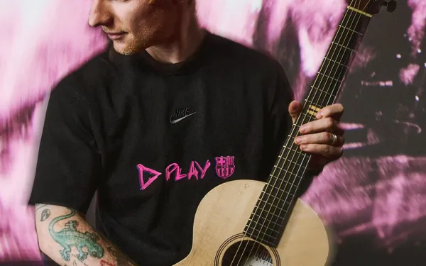 FC Barcelona to Feature Ed Sheeran Logo on Special El Clásico Shirt with Spotify