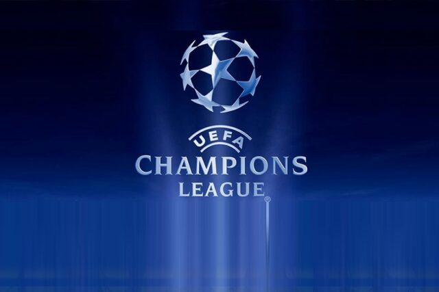 TO show the UEFRA Champions League title