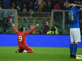 Italy fail to qualify for the FIFA world cup for the second time since 1953