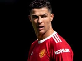 Cristiano Ronaldo is at the centre of a Merseyside Police investigation following an incident at the end of Saturday’s 1-0 loss at Everton in which the Manchester United forward appeared to knock a mobile phone out of a supporter’s hand