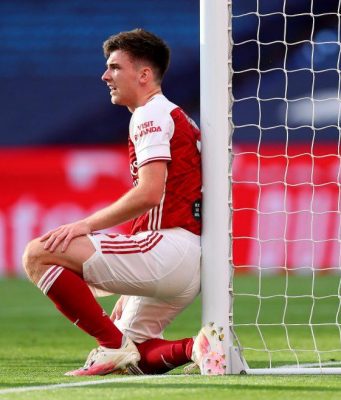 Kieran Tierney could be out for the rest of the season following a knee injury
