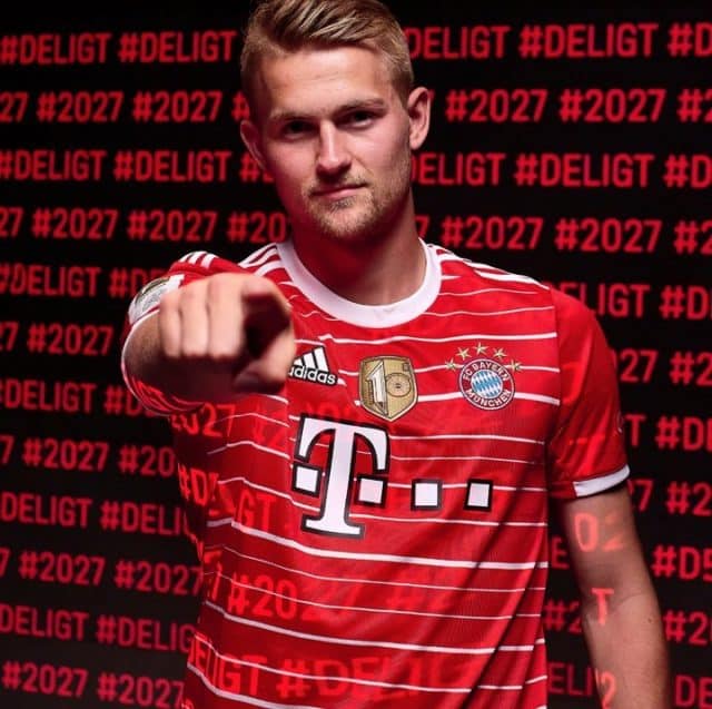 Bayern have completed the signing of Matthijs de Ligt from Juventus on a 5-year deal until 2027