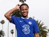 Raheem Sterling looks good in the blue of Chelsea as he completes his move to the London club