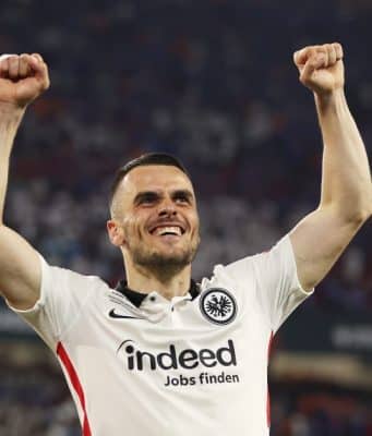 Filip Kostic will miss Eintracht Frankfurt’s UEFA Super Cup final against Real Madrid with the 29-year-old set to sign for Juventus very soon